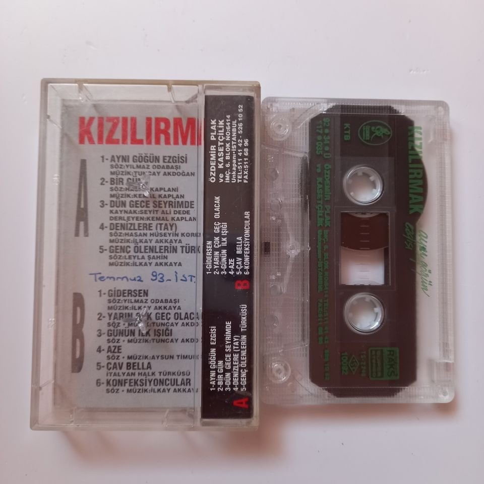 KIZILIRMAK - AYNI GÖĞÜN EZGİSİ (1992) - KASET 2.EL