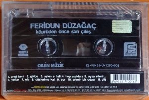 FERİDUN DÜZAĞAÇ - KÖPRÜDEN ÖNCE SON ÇIKIŞ (1998) - KASET SIFIR