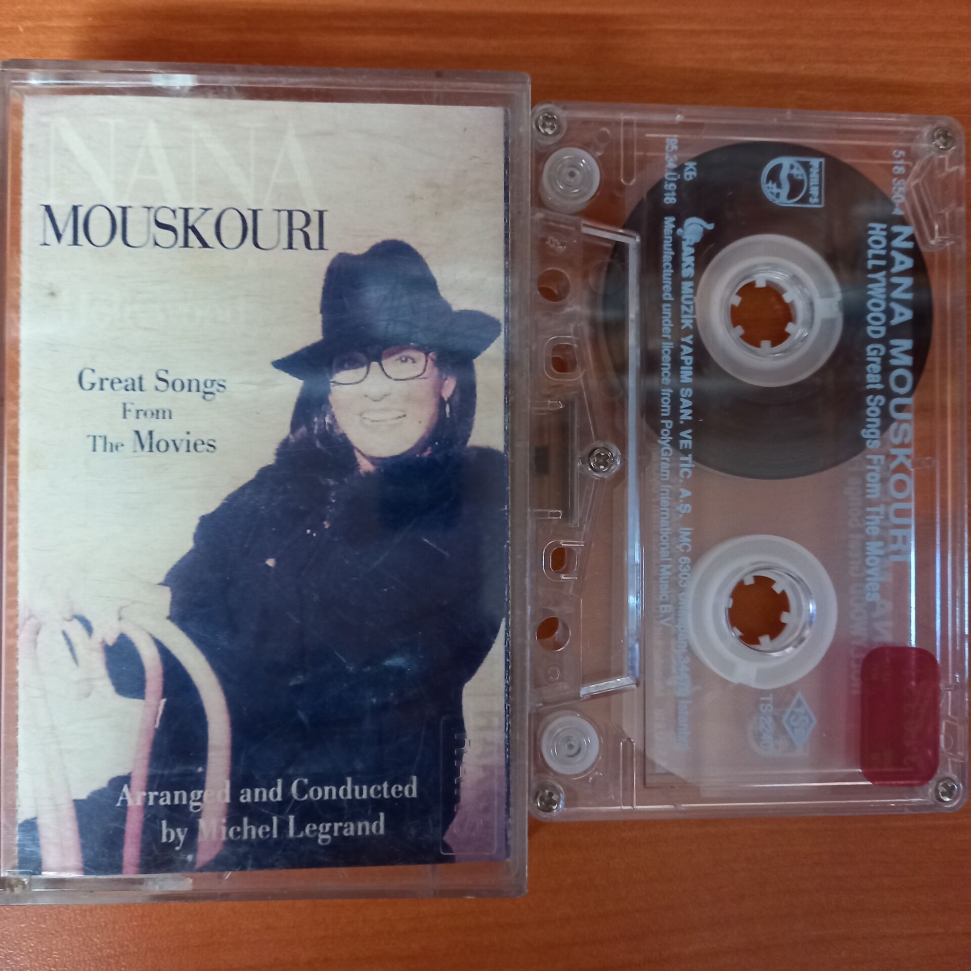 NANA MOUSKOURI – HOLLYWOOD / GREAT SONGS FROM THE MOVIES (1995) - KASET 2.EL