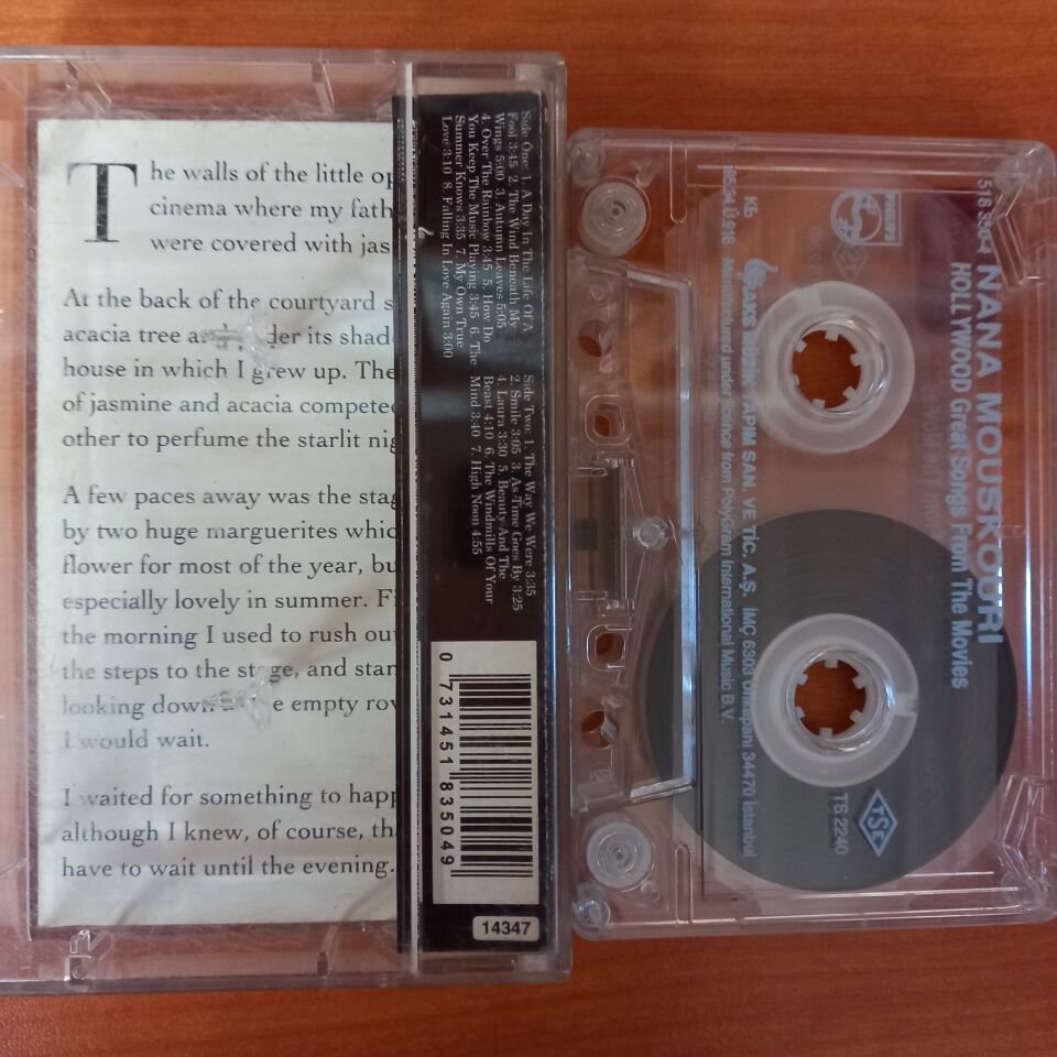 NANA MOUSKOURI – HOLLYWOOD / GREAT SONGS FROM THE MOVIES (1995) - KASET 2.EL