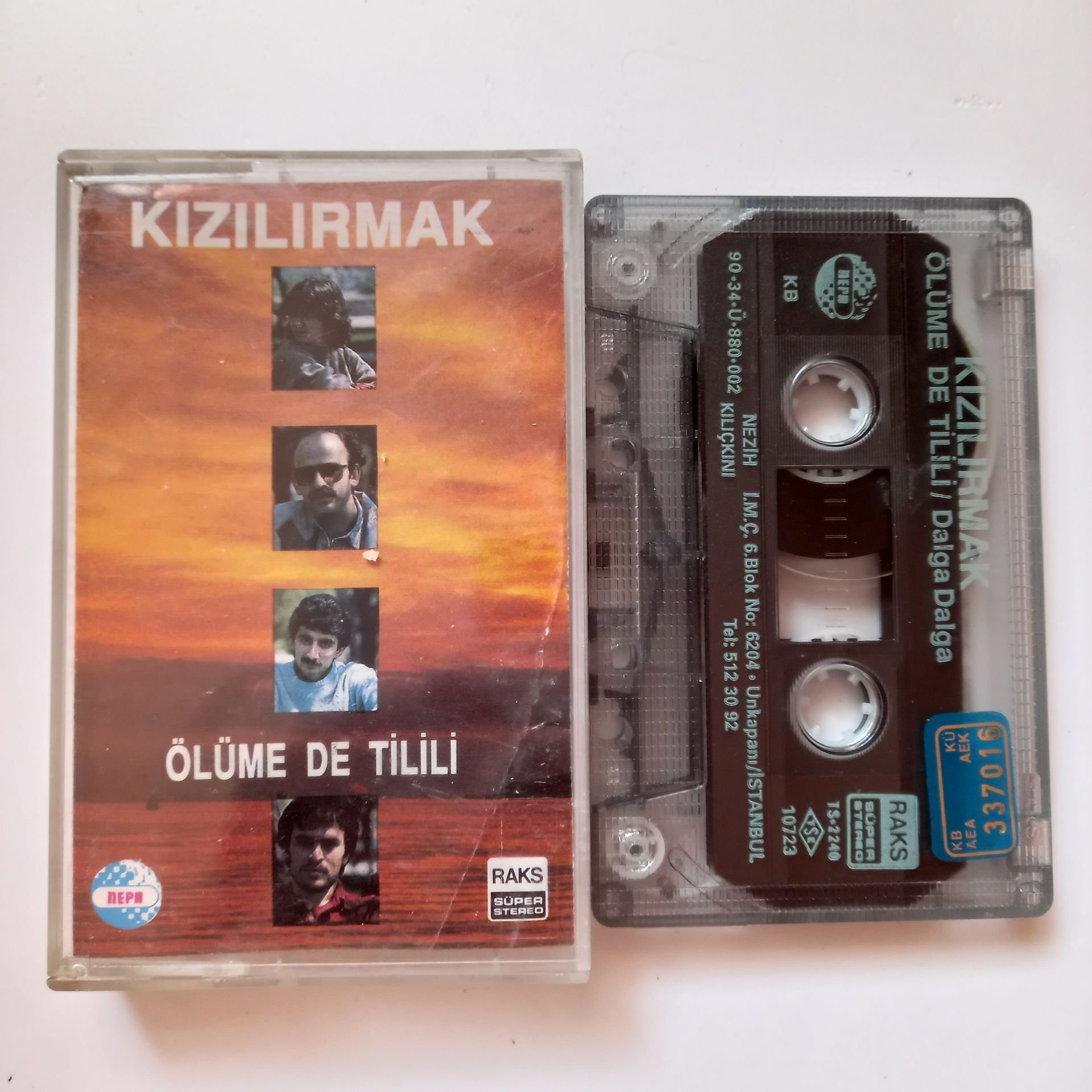 KIZILIRMAK - ÖLÜME DE TİLİLİ (1990) - KASET 2.EL