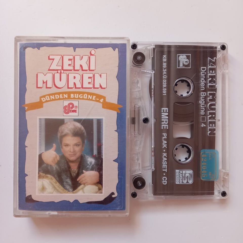 ZEKİ MÜREN - DÜNDEN BUGÜNE 4 (1989) - KASET 2.EL
