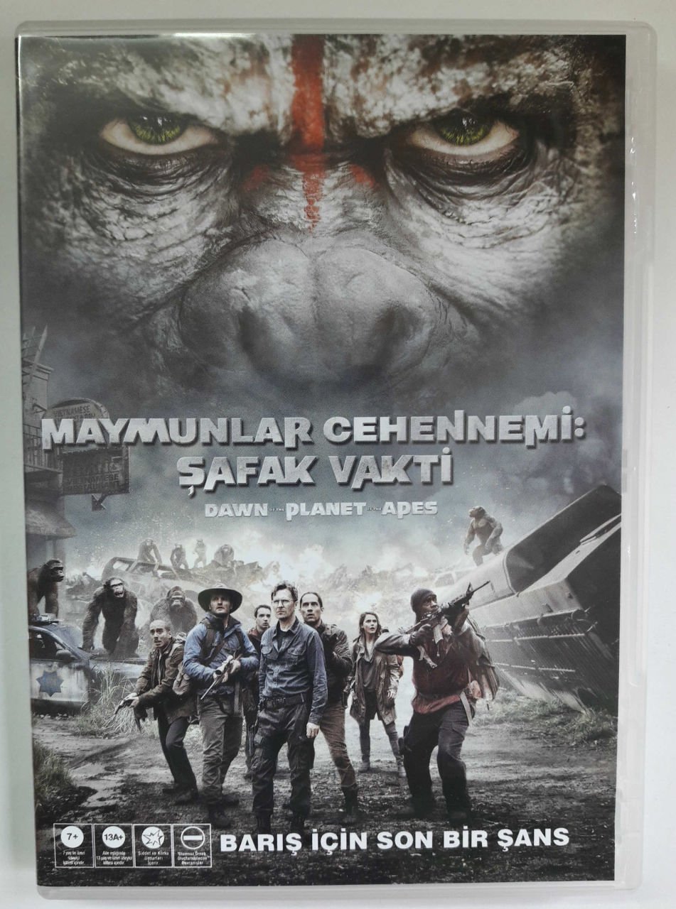 MAYMUNLAR CEHENNEMİ ŞAFAK VAKTİ - DAWN of the PLANET of the APES - GARY OLDMAN - DVD 2.EL