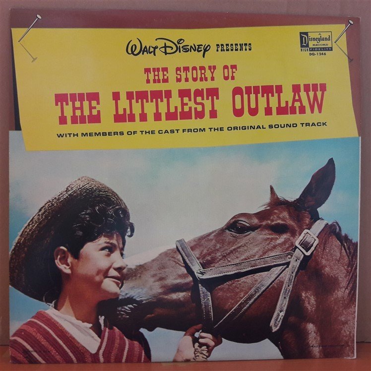 THE LITTLEST OUTLAW (1963) - WALT DISNEY - LP PLAK 2.EL