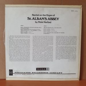 RECITAL ON THE ORGAN OF ST. ALBAN'S ABBEY BY PETER HURFORD (1966) - LP 2.EL PLAK