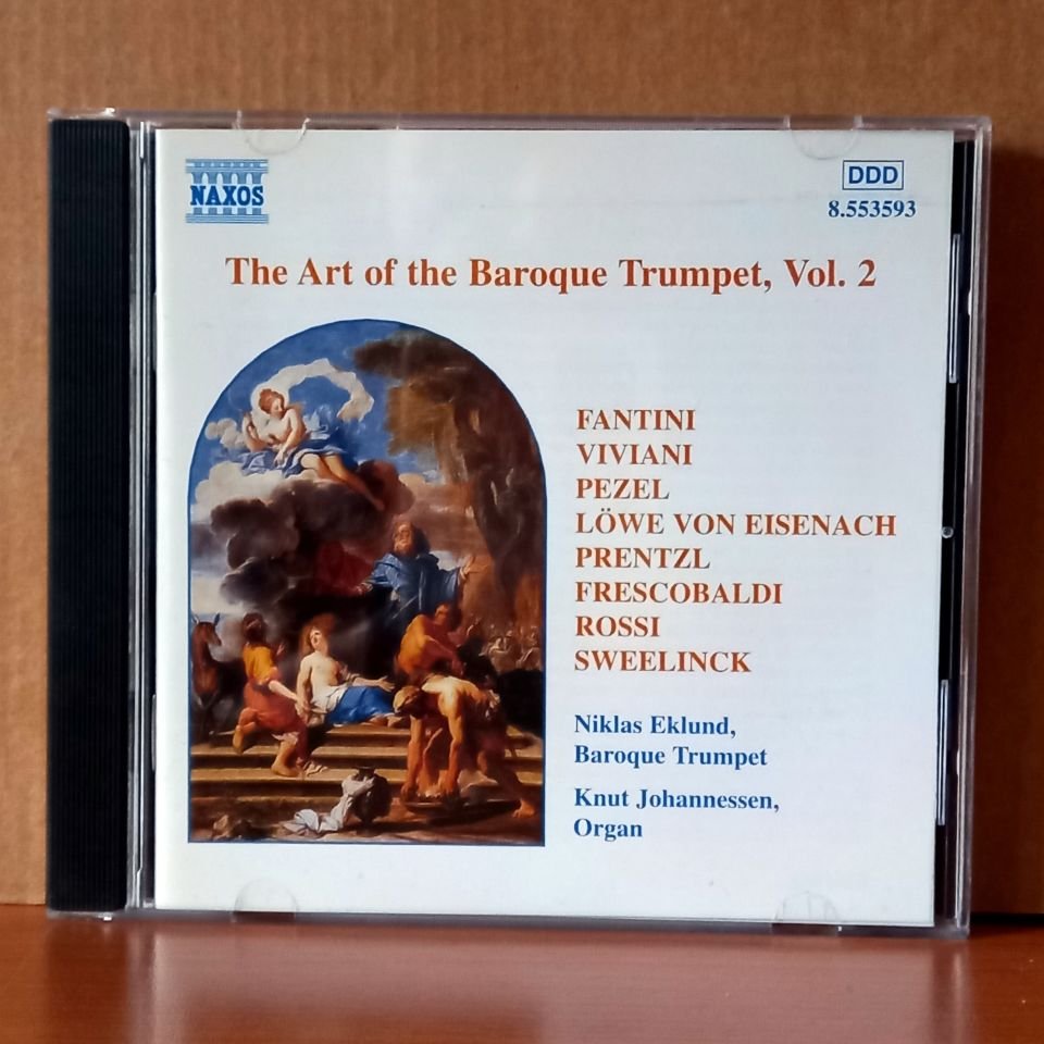 THE ART OF THE BAROQUE TRUMPET, VOL. 2 / FANTINI, VIVIANI, PEZEL, LÖWE VON EISENACH, PRENTZEL, FRESCOBALDI, ROSSI, SWEELINCK / NIKLAS EKLUND, KNUT JOHANNESSEN (1997) - CD 2.EL