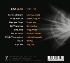 LİDA - IŞIK RUHANİ EZGİLER VE İLÂHİLER (2019) - Z/KALAN MÜZİK ERMENİCE CD SIFIR