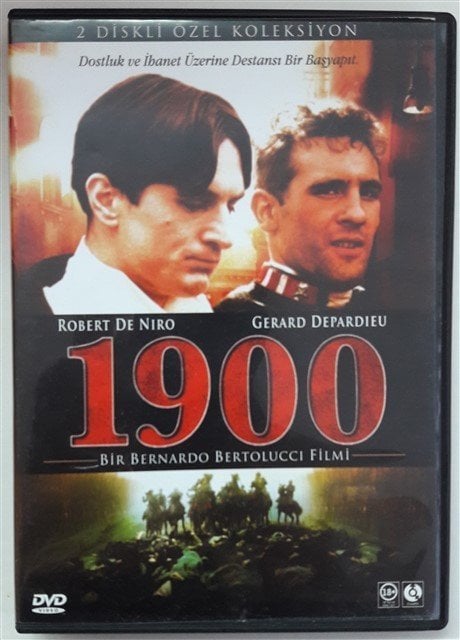 1900 - ROBERT DE NIRO - GÉRARD DEPARDIEU - DONALS SUTHERLAND - BURT LANCHESTER - BERNARDO BERTOLUCCI - 2DVD SIFIR