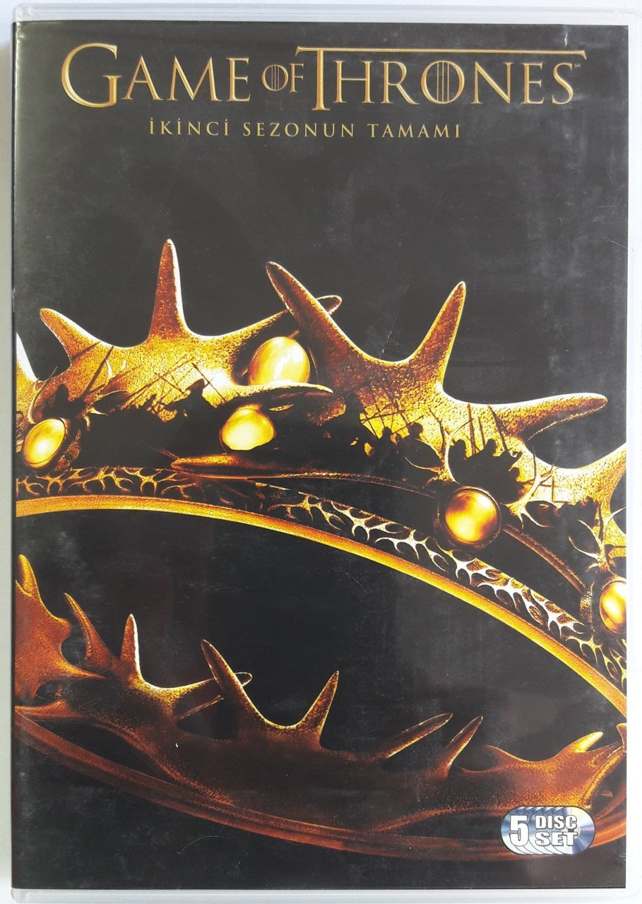 GAME OF THRONES - 2. SEZON - İKİNCİ SEZONUN TAMAMI - 5xDVD BOX 2.EL