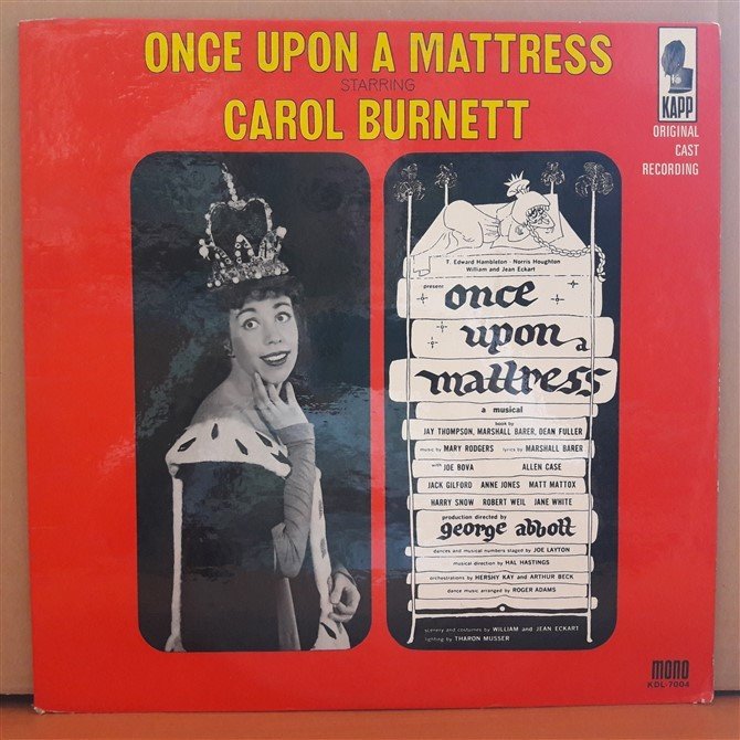 ONCE UPON A MATTRESS - MUSICAL - LP PLAK 2.EL