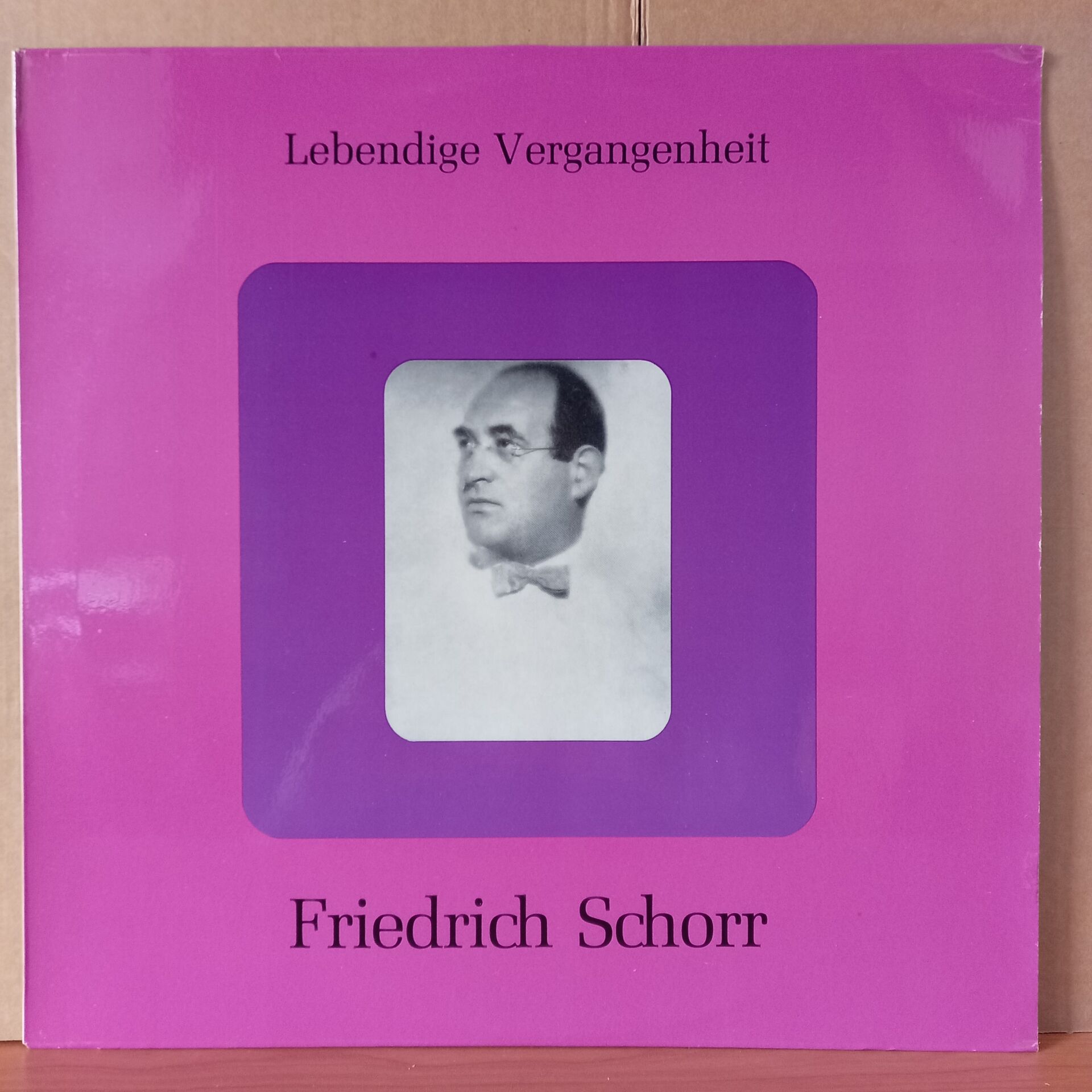 FRIEDRICH SCHORR – LEBENDIGE VERGANGENHEIT - LP 2.EL PLAK