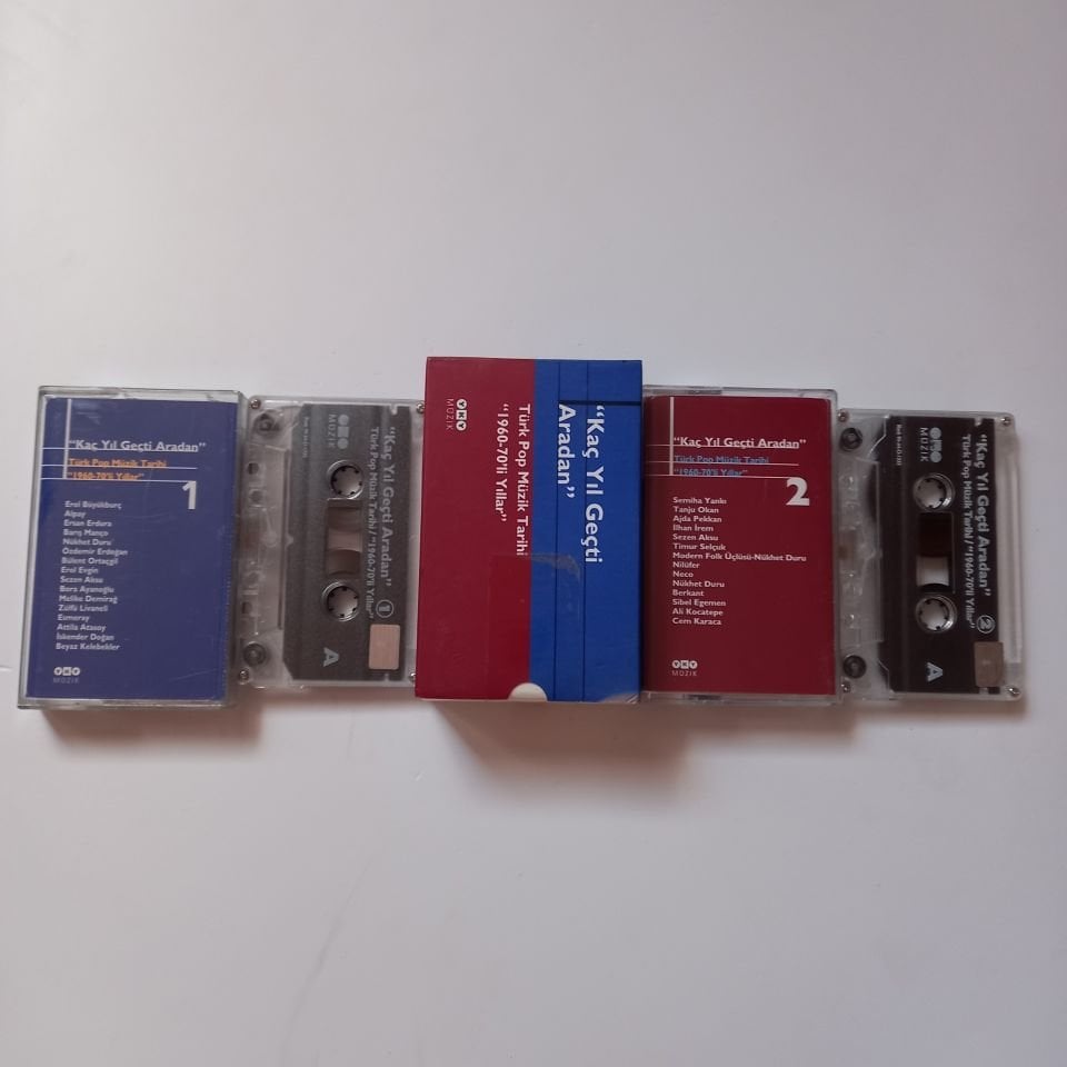 KAÇ YIL GEÇTİ ARADAN / TÜRK POP MÜZİK TARİHİ 1960-70'Lİ YILLAR (1999) - 2KASET 2.EL