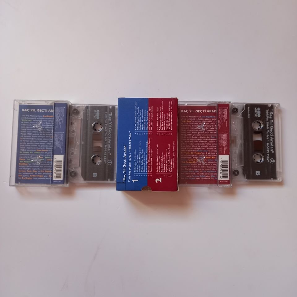 KAÇ YIL GEÇTİ ARADAN / TÜRK POP MÜZİK TARİHİ 1960-70'Lİ YILLAR (1999) - 2KASET 2.EL