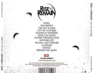 RISE TO REMAIN ‎– CITY OF VULTURES (2011) - CD AMBALAJINDA SIFIR