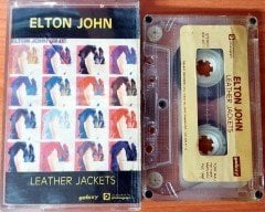 ELTON JOHN - LEATHER JACKETS (1986) GALAXY CASSETTE MADE IN TURKEY ''USED''