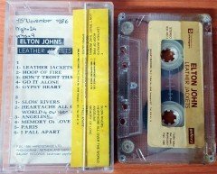 ELTON JOHN - LEATHER JACKETS (1986) GALAXY CASSETTE MADE IN TURKEY ''USED''