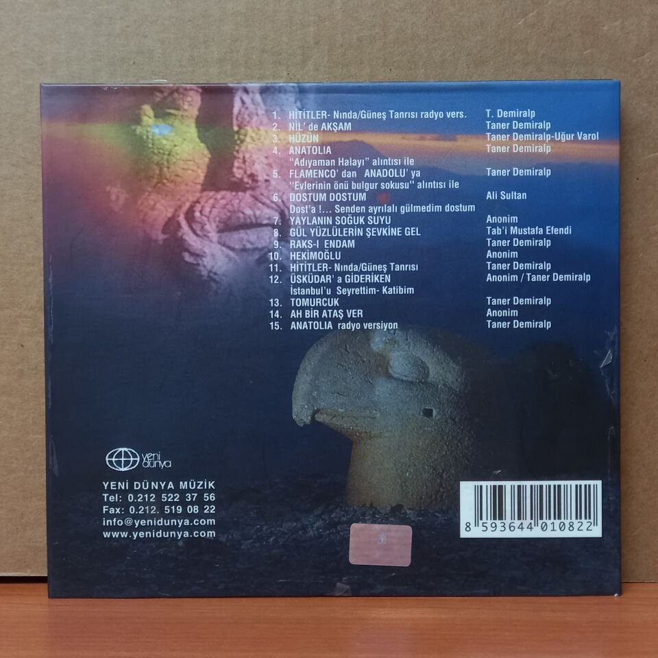 TANER DEMİRALP - ANATOLIA (2004) - CD 2.EL