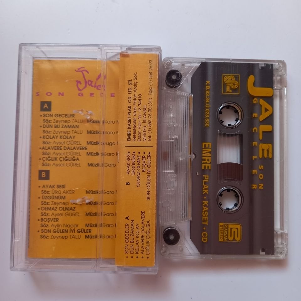 JALE - SON GECELER (1993) - KASET 2.EL