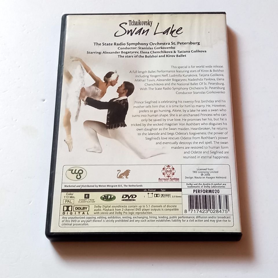 TCHAIKOVSKY - SWAN LAKE A BALLET IN 4 ACTS (2006) - DVD 2.EL