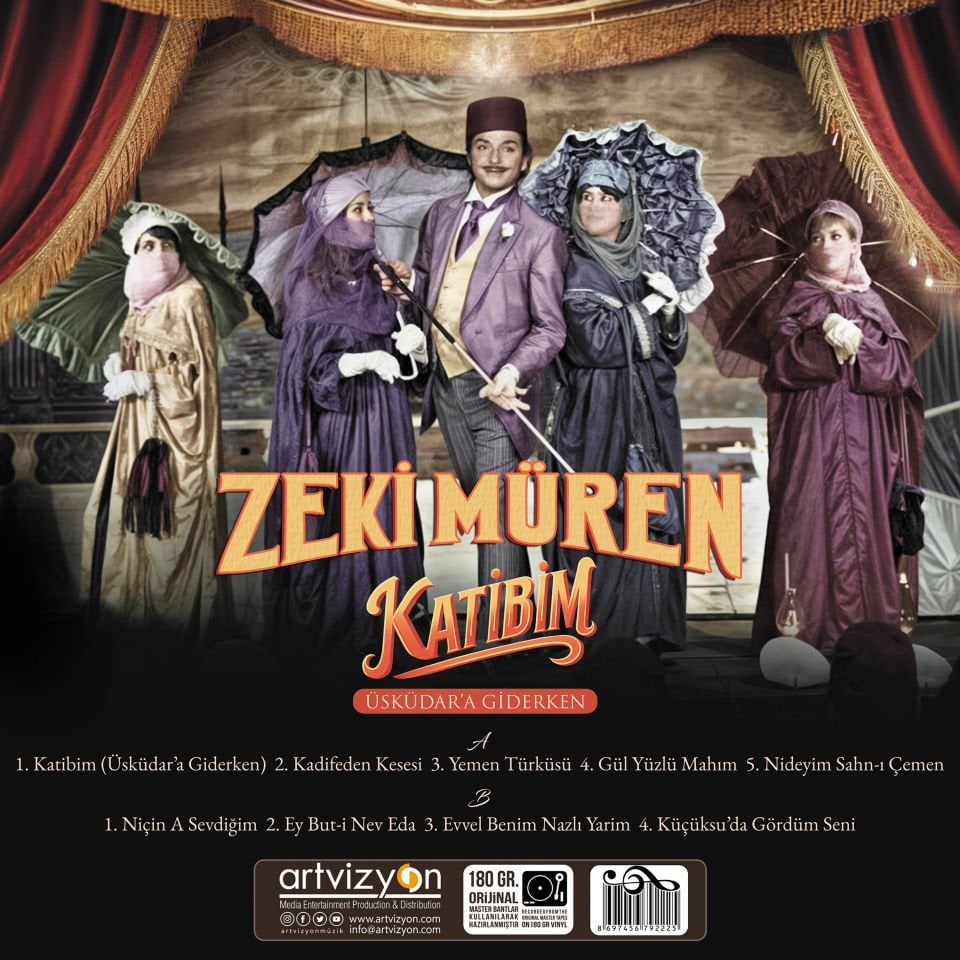 ZEKİ MÜREN - KATİBİM / ÜSKÜDARA GİDERKEN (2025) - LP 2025 BASIM SIFIR PLAK