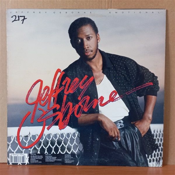 JEFFREY OSBORNE – EMOTIONAL (1986) - LP 2.EL PLAK