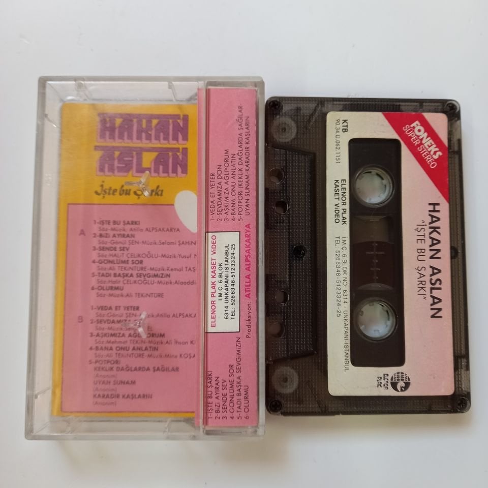HAKAN ASLAN - İŞTE BU ŞARKI (1990) - KASET 2.EL