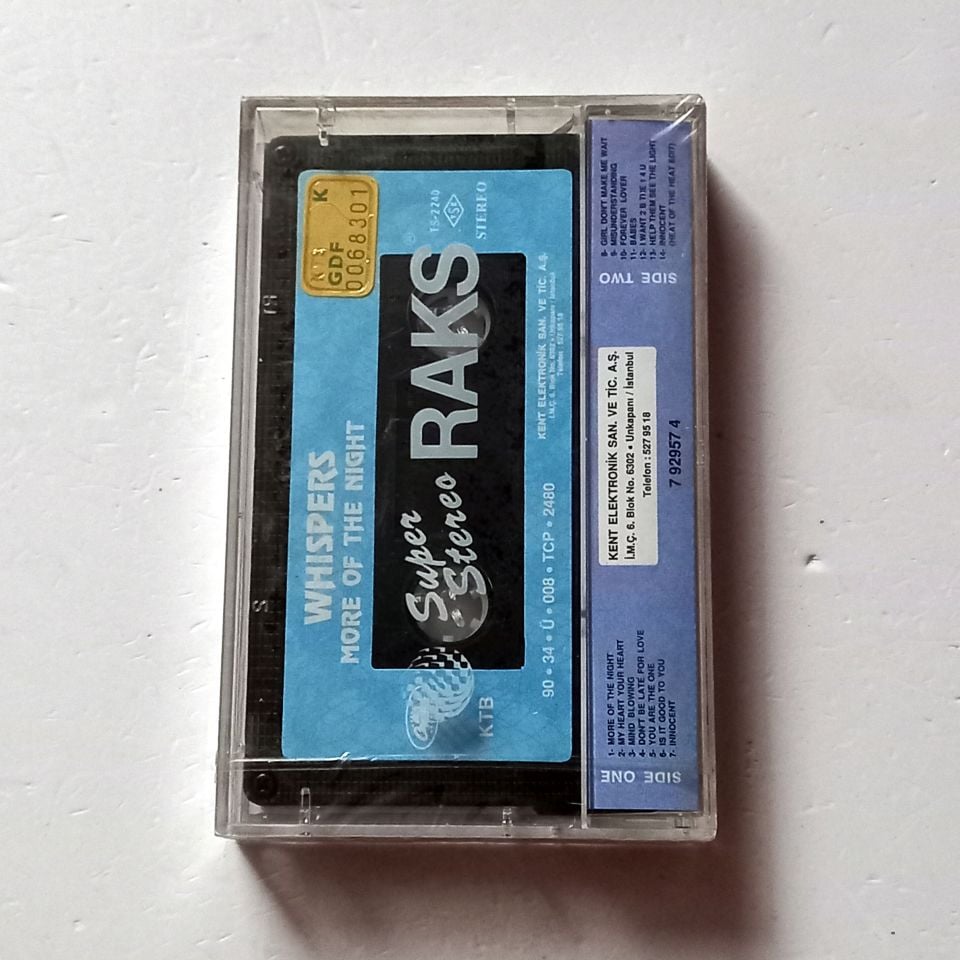 WHISPERS – MORE OF THE NIGHT (1990) - KASET SIFIR