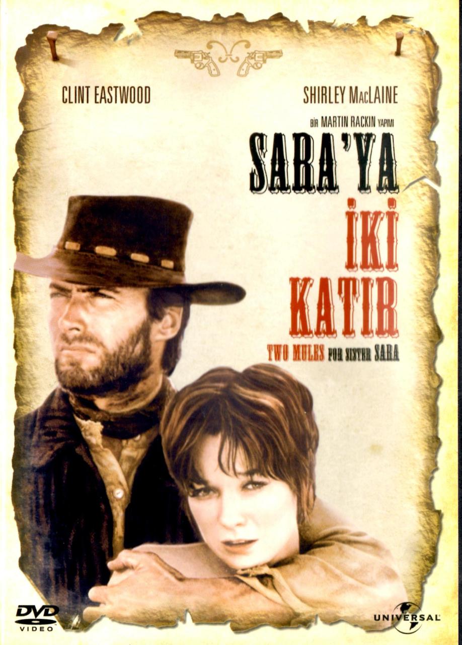 TWO MULES FOR SISTER SARA - SARA'YA İKİ KATIR - CLINT EASTWOOD - SHIRLEY MACLAINE - DVD 2.EL
