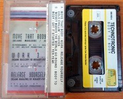 TECHNOTRONIC - BODY TO BODY (1991) PLAKSAN CASSETTE MADE IN TURKEY ''USED'' PAPER LABEL