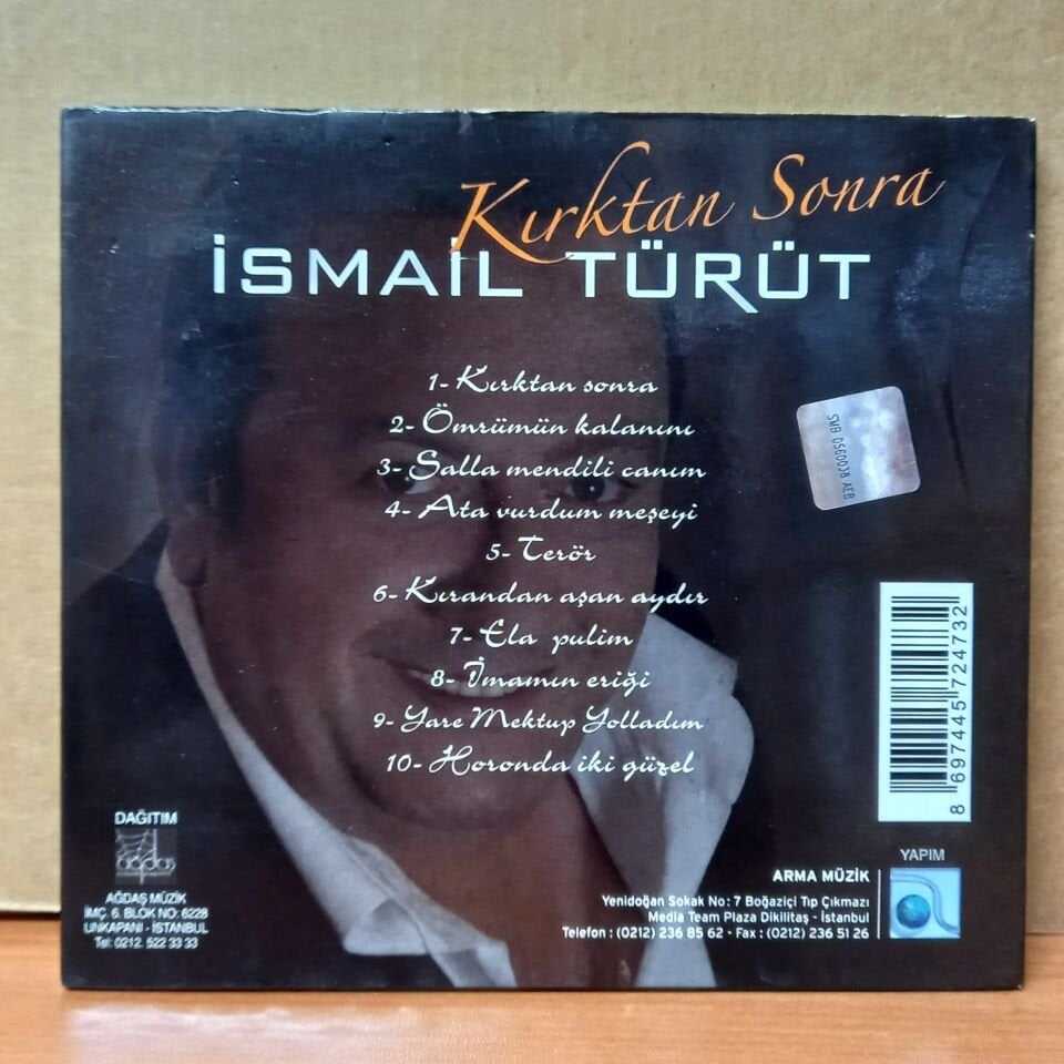 İSMAİL TÜRÜT - KIRKTAN SONRA - CD 2.EL