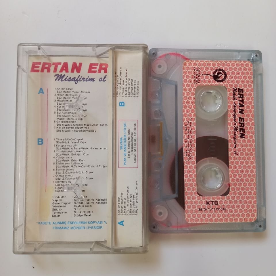 ERTAN EREN - NİKAH DAVETİYESİ / MİSAFİRİM OL (1988) - KASET 2.EL
