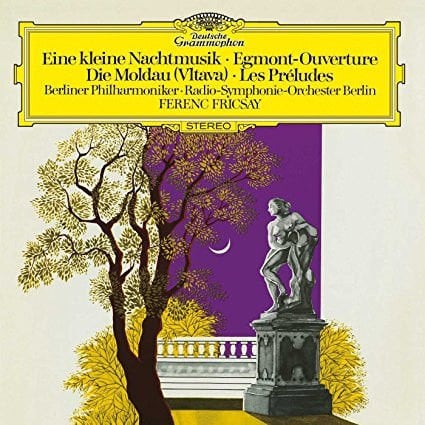MOZART / BEETHOVEN / SMETANA / LISZT - EINE KLEINE NACHTMUSIK / EGMONT OUVERTURE / DIE MOLDAU (VLTAVA) / LES PRELUDES FERENC FRICSAY (1961) - LP 180GR 2016 EDITION DEUTSCHE GRAMMOPHON SIFIR PLAK