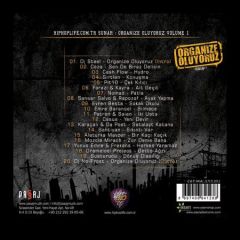 ORGANİZE OLUYORUZ VOLUME 1 CEZA, PIT10, DA POET, CASH FLOW HİP-HOP & RAP - CD SIFIR