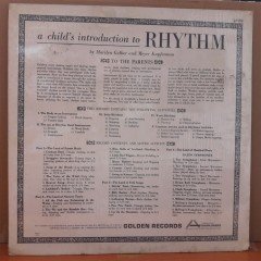 A CHILD'S INTRODUCTION TO RHYTHM (1963) - LP DÖNEM BASKISI SIFIR PLAK