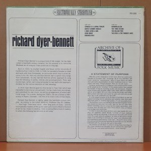 RICHARD DYER-BENNETT - RICHARD DYER-BENNETT (1967) - LP DÖNEM BASKISI SIFIR PLAK