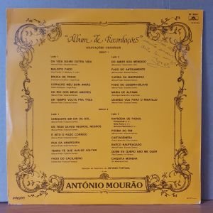 ANTONIO MOURAO - ALBUM DE RECORDACOES (1984) - 2LP 2.EL PLAK
