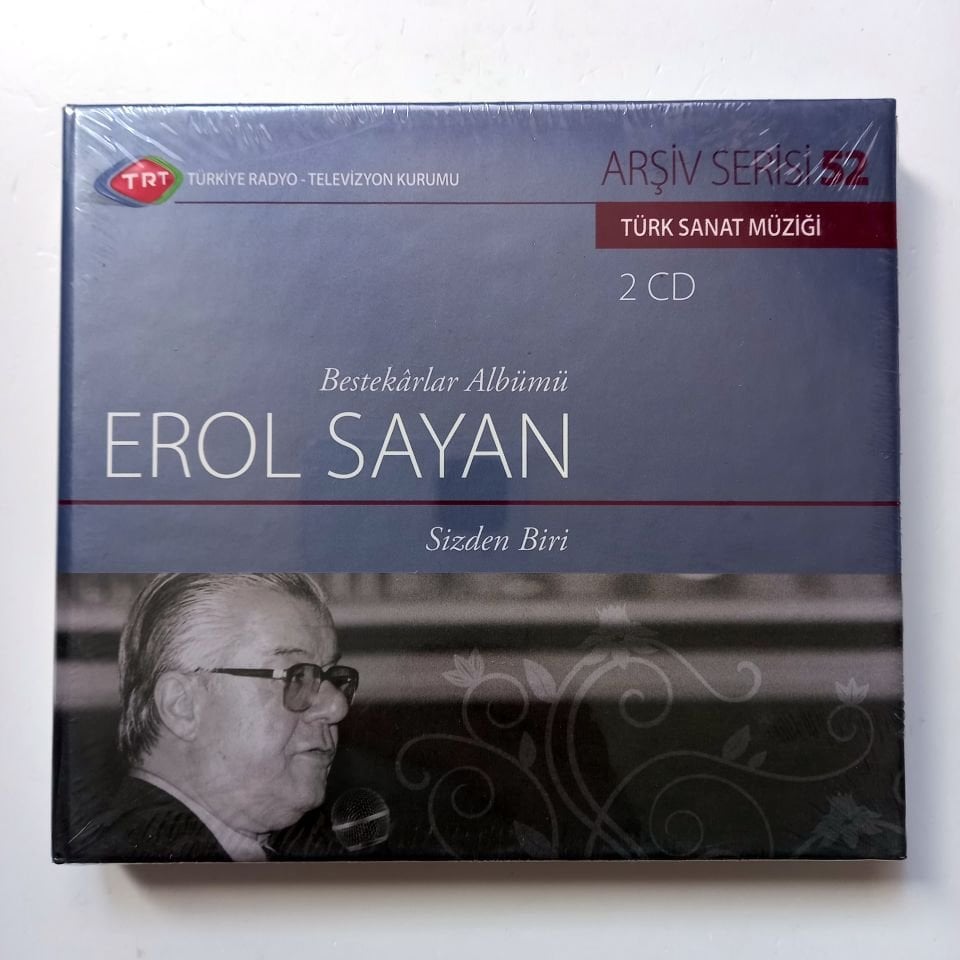 BESTEKARLAR ALBÜMÜ: EROL SAYAN - SİZDEN BİRİ / TÜRK SANAT MÜZİĞİ / TRT ARŞİV SERİSİ 52 - 2CD SIFIR