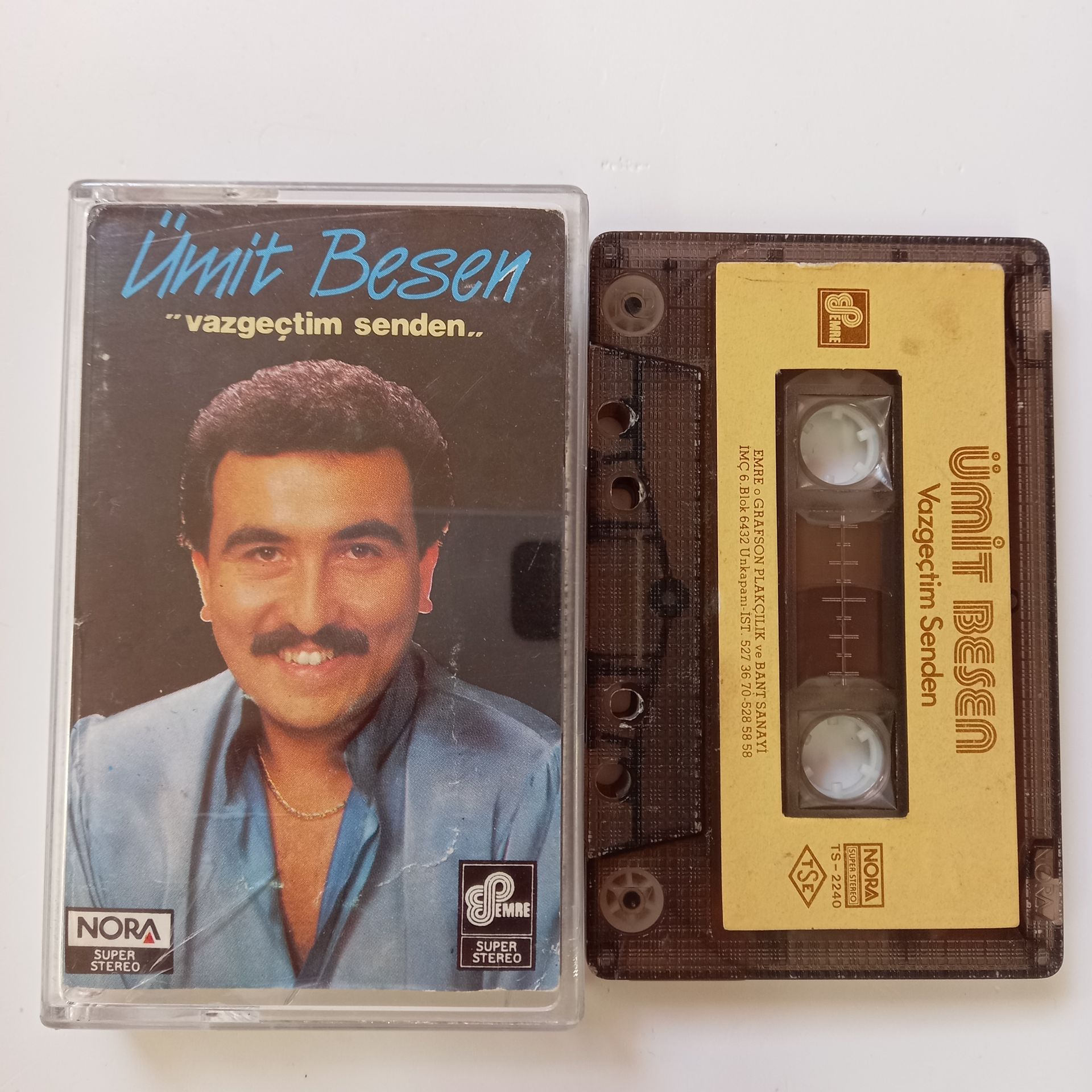 ÜMİT BESEN - VAZGEÇTİM SENDEN - KASET 2.EL