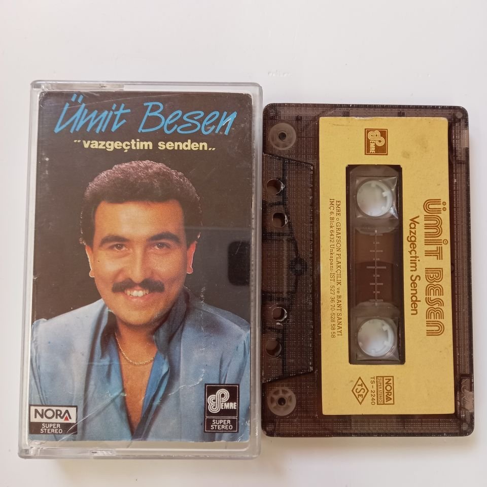 ÜMİT BESEN - VAZGEÇTİM SENDEN - KASET 2.EL