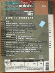 THREE VOICES - LIVE IN CONCERT - KONSTANTIN WECKER, MERCEDES SOSA, JOAN BAEZ (2004) - DVD SIFIR