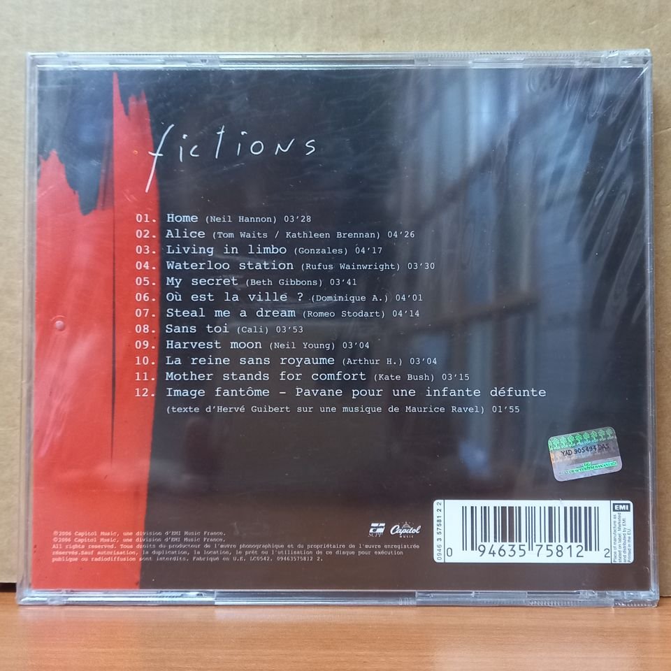 JANE BIRKIN - FICTIONS (2006) - CD SIFIR