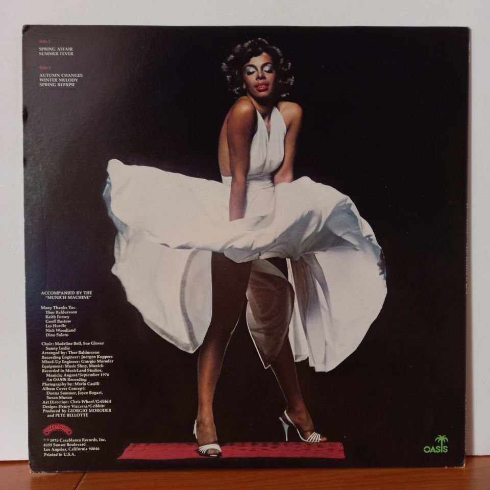 DONNA SUMMER – FOUR SEASONS OF LOVE (1976) - LP 2.EL PLAK