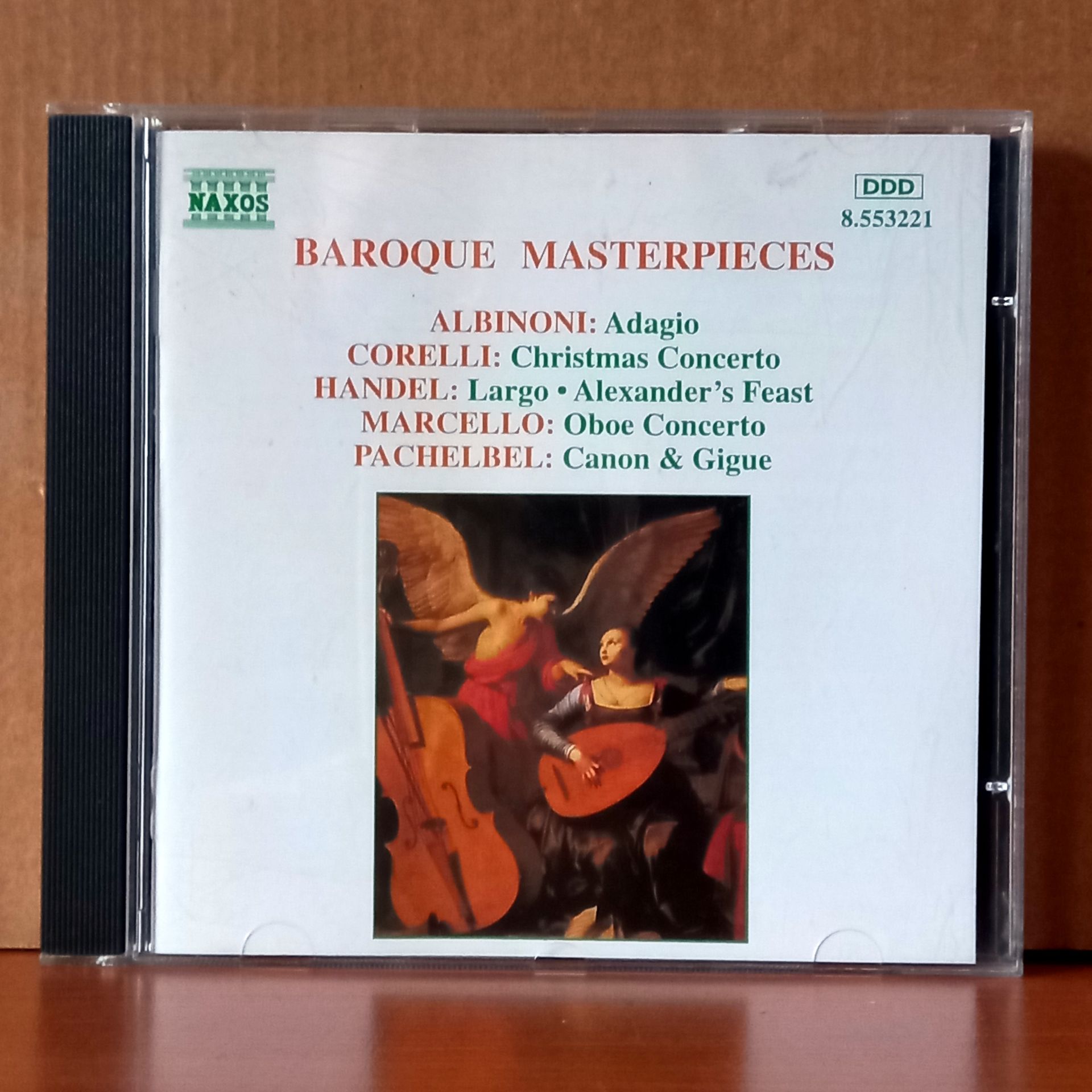 BAROQUE MASTERPIECES / ALBINONI, CORELLI, HANDEL, MARCELLO, PACHELBEL (1995) - CD 2.EL