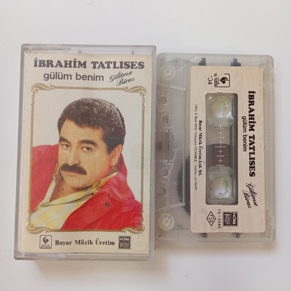 İBRAHİM TATLISES - GÜLÜM BENİM / GÜLÜMSE BİRAZ - KASET 2.EL