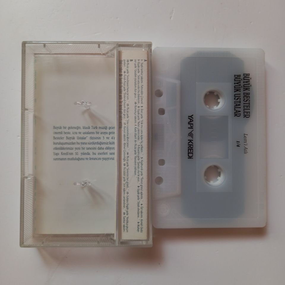 BÜYÜK BESTELER BÜYÜK USTALAR - LEM'İ ATLI / 1/4 - KASET 2.EL