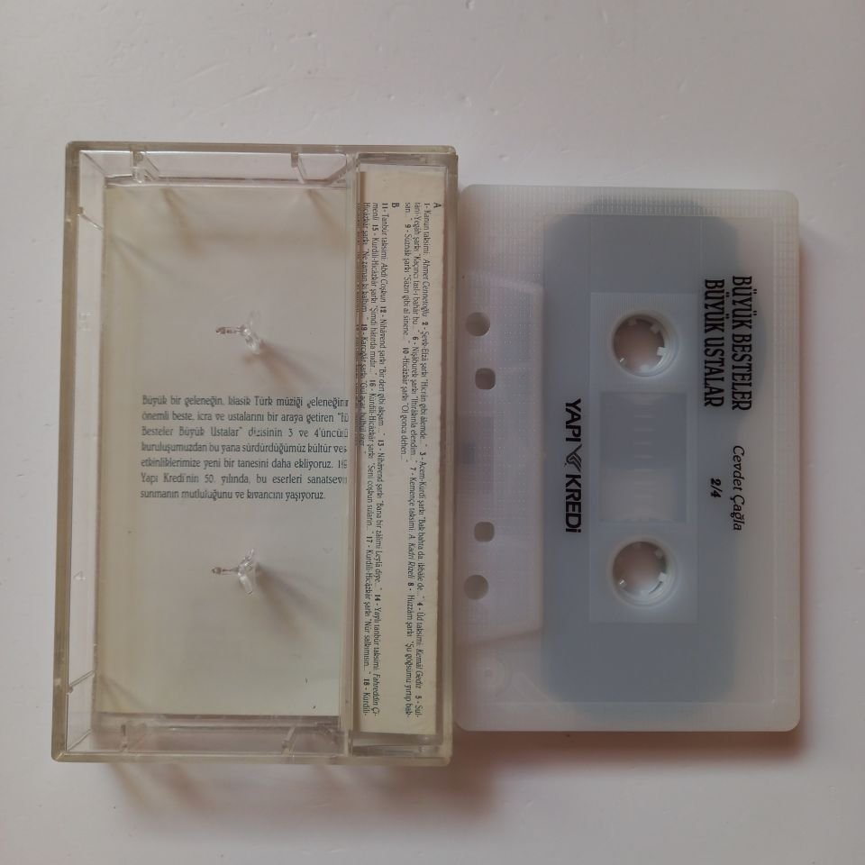 BÜYÜK BESTELER BÜYÜK USTALAR - CEVDET ÇAĞLA / 2/4 - KASET 2.EL