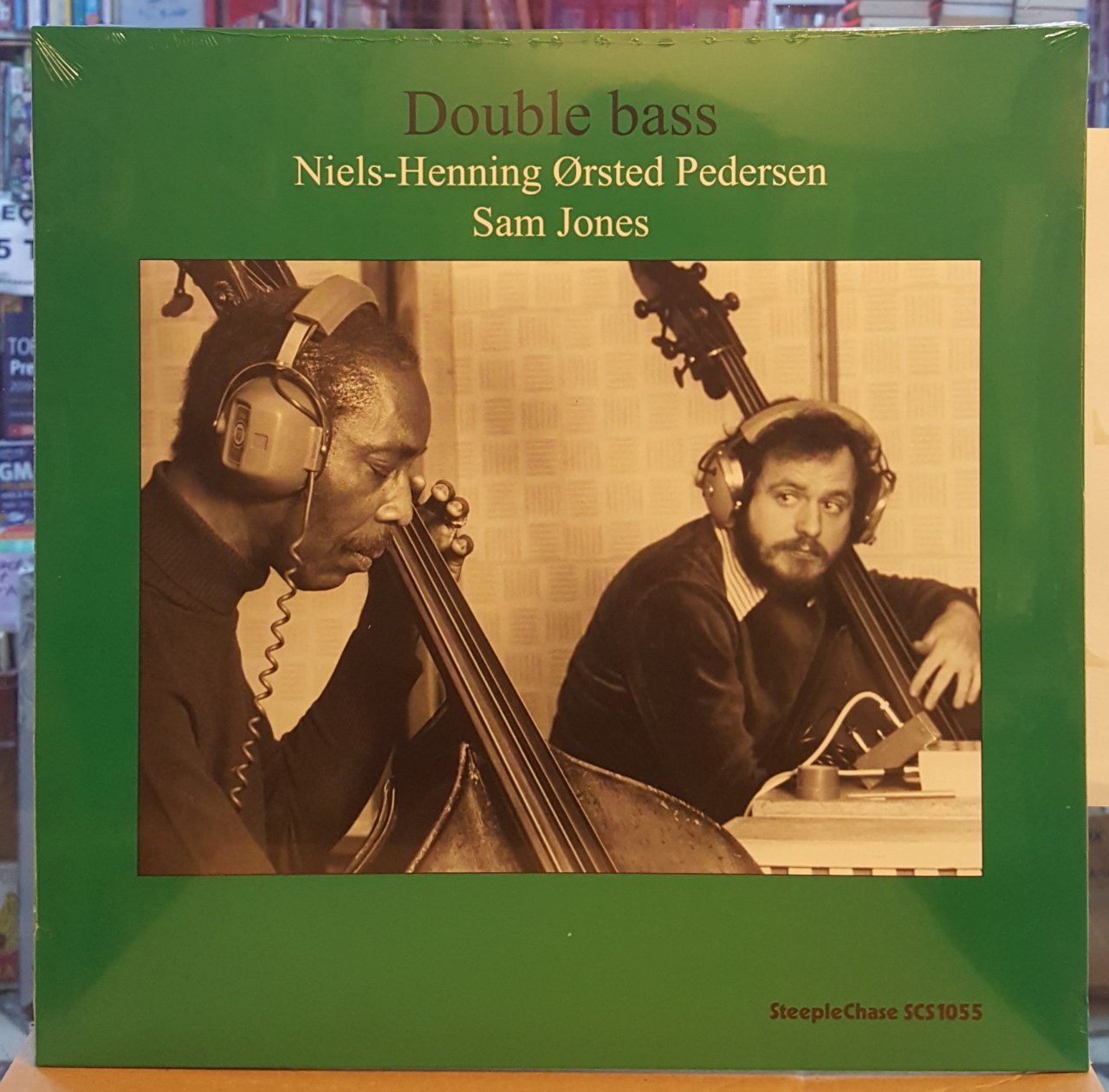 NIELS-HENNING ØRSTED PEDERSEN & SAM JONES - DOUBLE BASS (1976) - LP PLAK SIFIR STEEPLECHASE