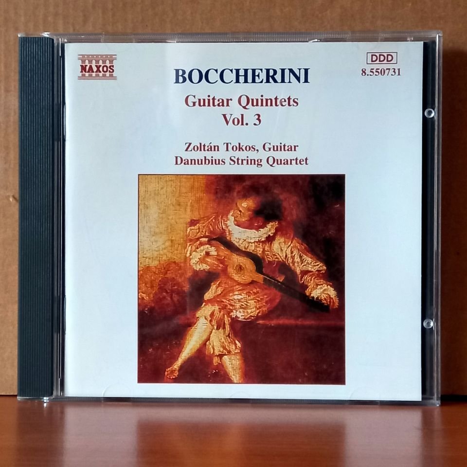 BOCCHERINI: GUITAR QUINTETS VOL. 3 / ZOLTAN TOKOS, DANUBIUS STRING QUARTET (1993) - CD 2.EL