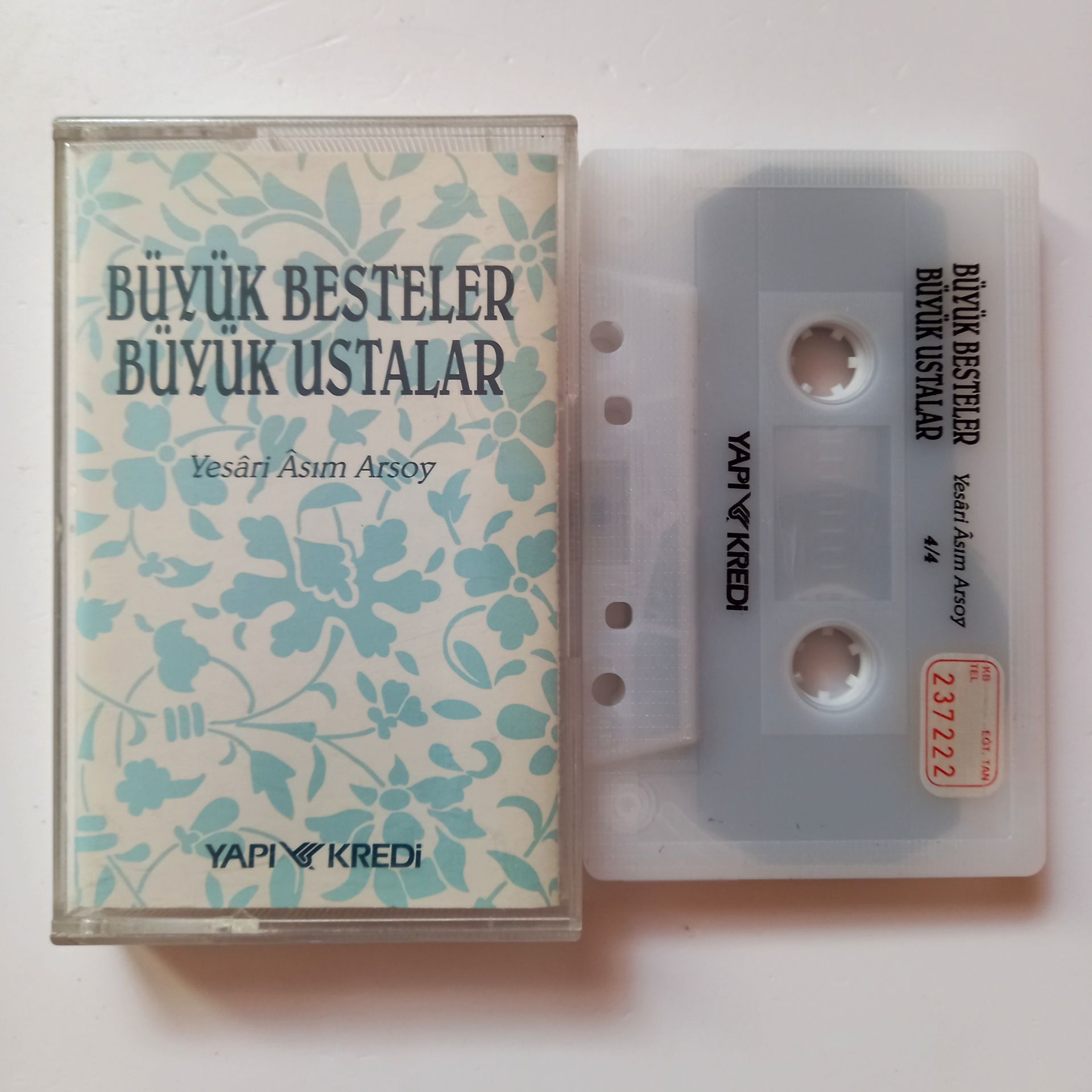 BÜYÜK BESTELER BÜYÜK USTALAR - YESARİ ASIM ARSOY / 4/4 - KASET 2.EL