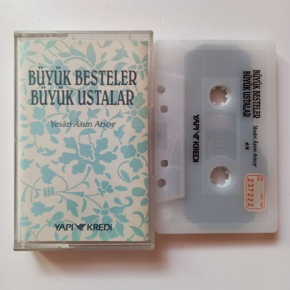 BÜYÜK BESTELER BÜYÜK USTALAR - YESARİ ASIM ARSOY / 4/4 - KASET 2.EL